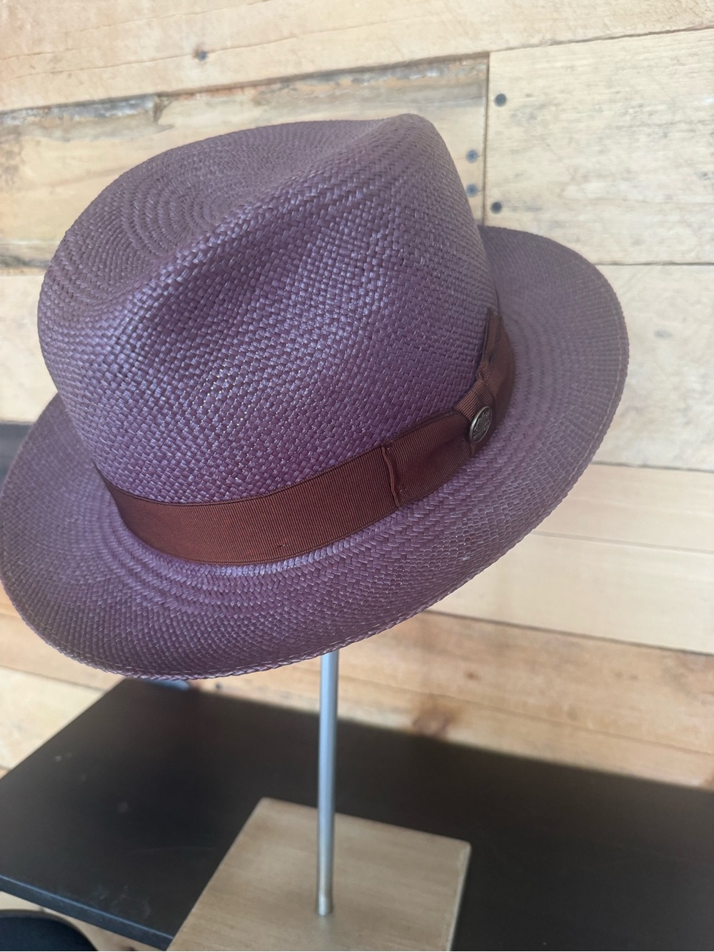 Stetson Navy Blue and Brown Men’s Hat - The Moor